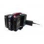 IDX VL-4X Chargeur batterie IDX V-mount Chargement