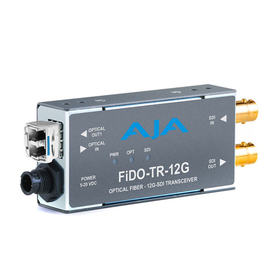 Aja FIDO-TR-12G, convertisseur 12G-SDI vers Fibre