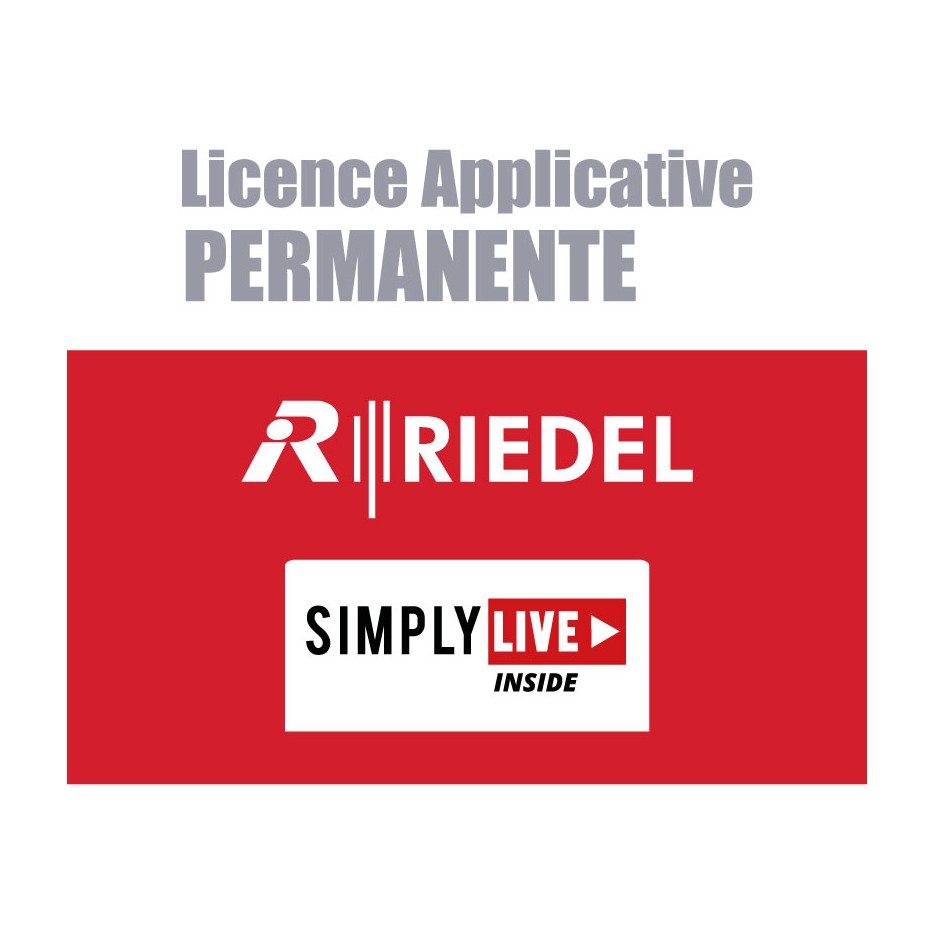 Licence permanente Riedel AU-INT-PE interface Audio pour Vibox 