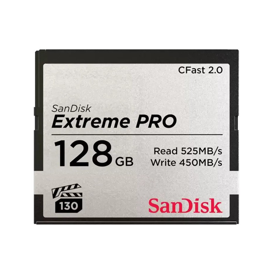 Sandisk Extreme Pro 128 Go - Carte mémoire compact flash CFast 2.0 ultrarapide