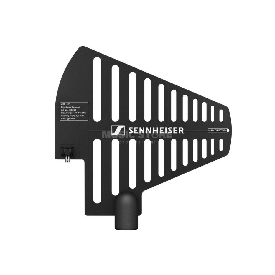 Sennheiser ADP UHF 470-1075 MHz - Antenne directionnelle passive UHF pour système sans fil EW-D