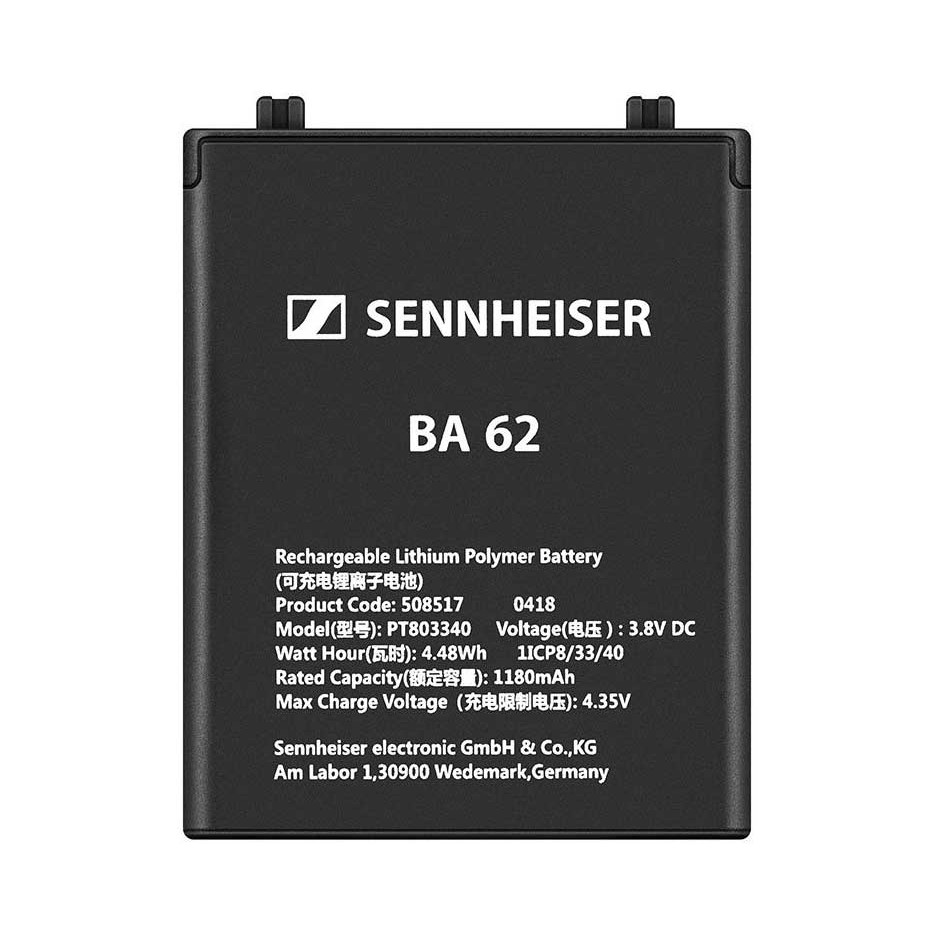 Sennheiser BA 62 - Batterie rechargeable pour émetteur HF audio Sennheiser SK 6212