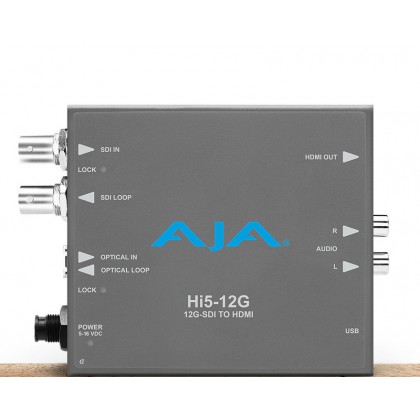 HI5-12G - Mini convertisseur vidéo 12G-SDI vers HDMI 2.0 jusqu'à 4K/UltraHD 60p