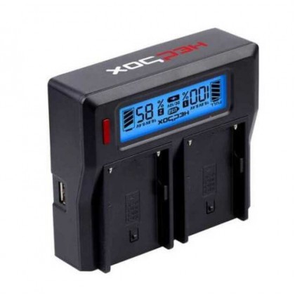 RP-DC50 - Chargeur simultané pour batteries Li-Ion multimarques 7-14 V