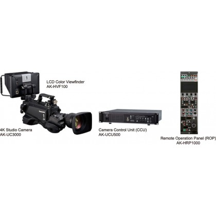 AK-UC3000GSJ - Kit caméra plateau 4K 3 CMOS 2/3