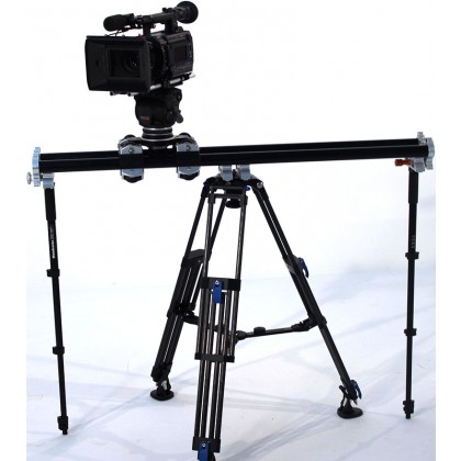 Tango Roller - Kit Slider motorisé pour caméra ENG jusqu'à 15 kg avec rails, dolly et accessoires