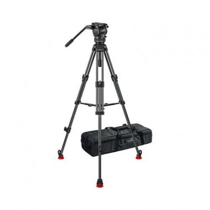 System FSB 8 MK II 75/2 CF MS, kit trépied vidéo carbone (bol 75 mm) avec tête fluide FSB 8 MK II pour caméra jusqu'à 12 kg
