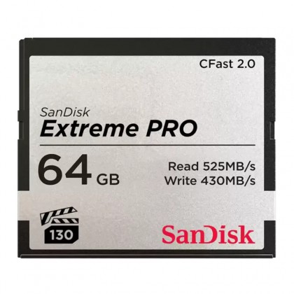 Extreme Pro 64 Go - Carte mémoire compact flash CFast 2.0 ultrarapide