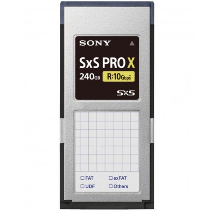 SBP-240F - Carte mémoire SxS PRO 240 Go ultrarapide 1250 Mo/s