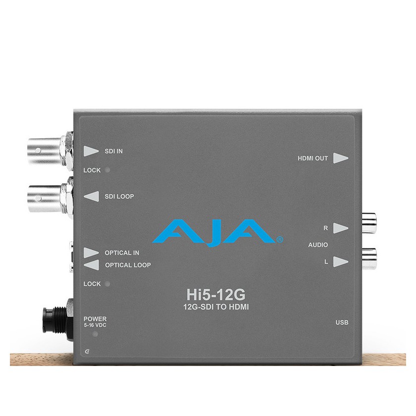 Aja HI5-12G, convertisseur vidéo 12G-SDI vers HDMI 2.0