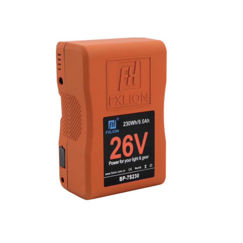 Fxlion BP-7S230, batterie V-Mount 26 V - 230 Wh pour caméra et éclairage vidéo