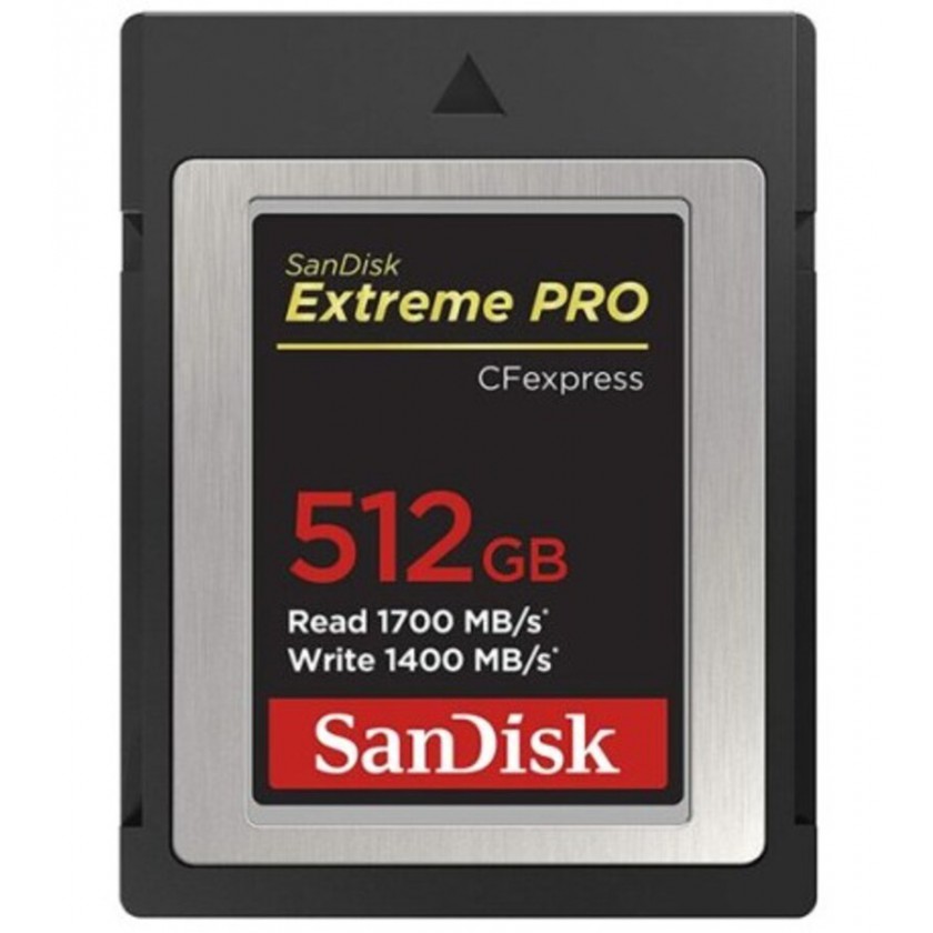 Sandisk Extreme Pro 512 Go - Carte mémoire CFexpress ultrarapide 1700 Mo/s