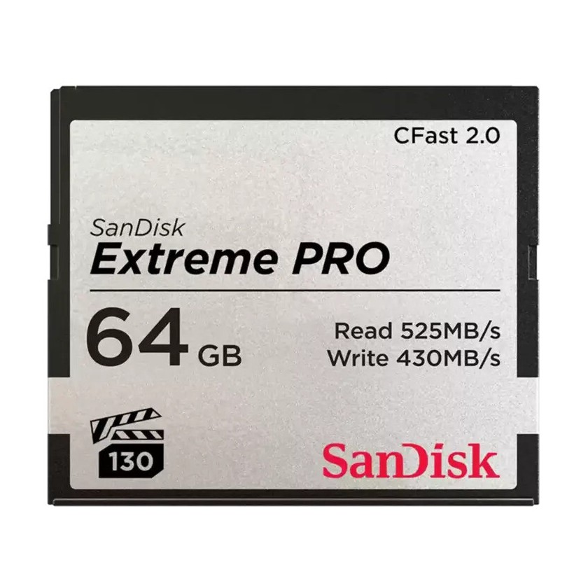 Sandisk Extreme Pro 64 Go - Carte mémoire compact flash CFast 2.0 ultrarapide