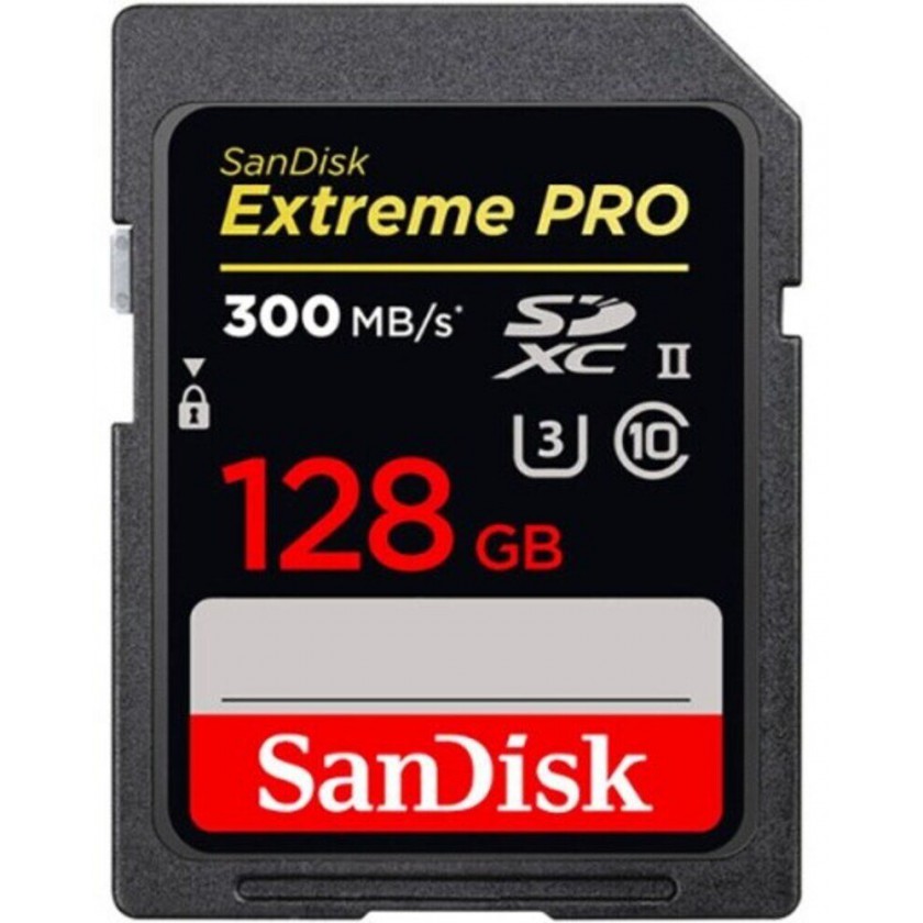 Sandisk Extreme Pro 128 Go - Carte mémoire SDXC 300 Mo/s