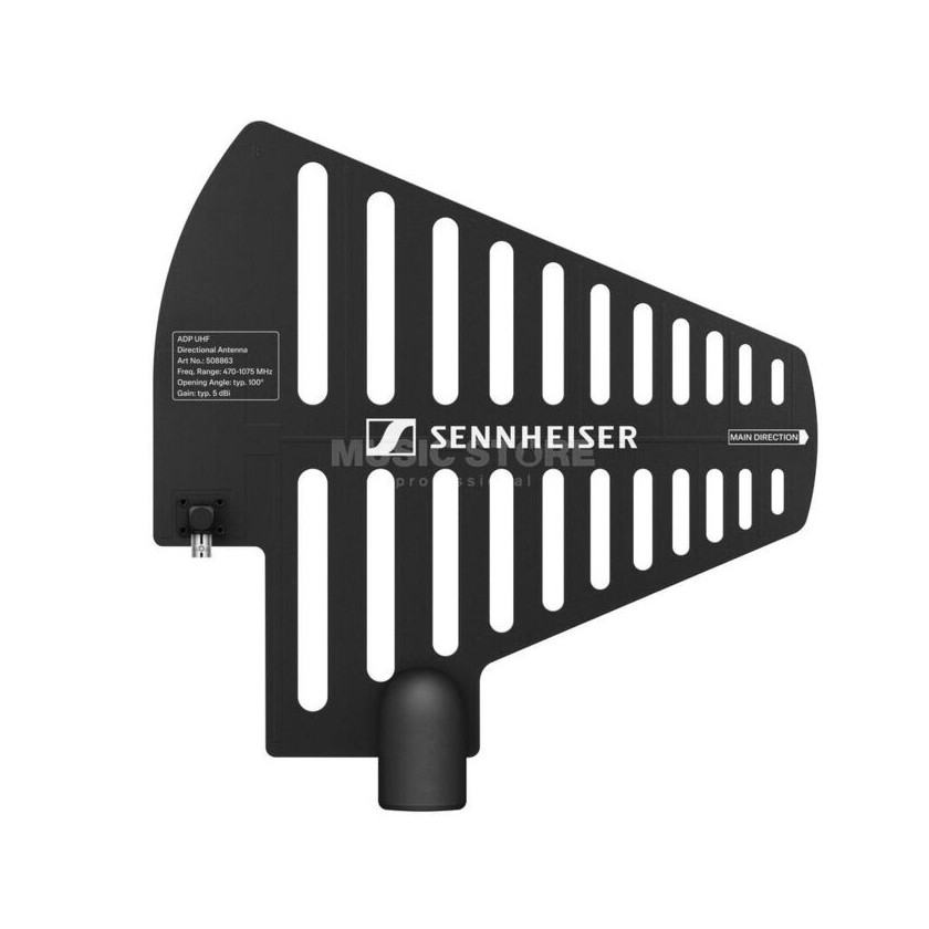 Sennheiser ADP UHF 470-1075 MHz - Antenne directionnelle passive UHF pour système sans fil EW-D