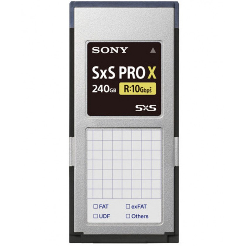 Sony SBP-240F - Carte mémoire SxS PRO 240 Go ultrarapide 1250 Mo/s