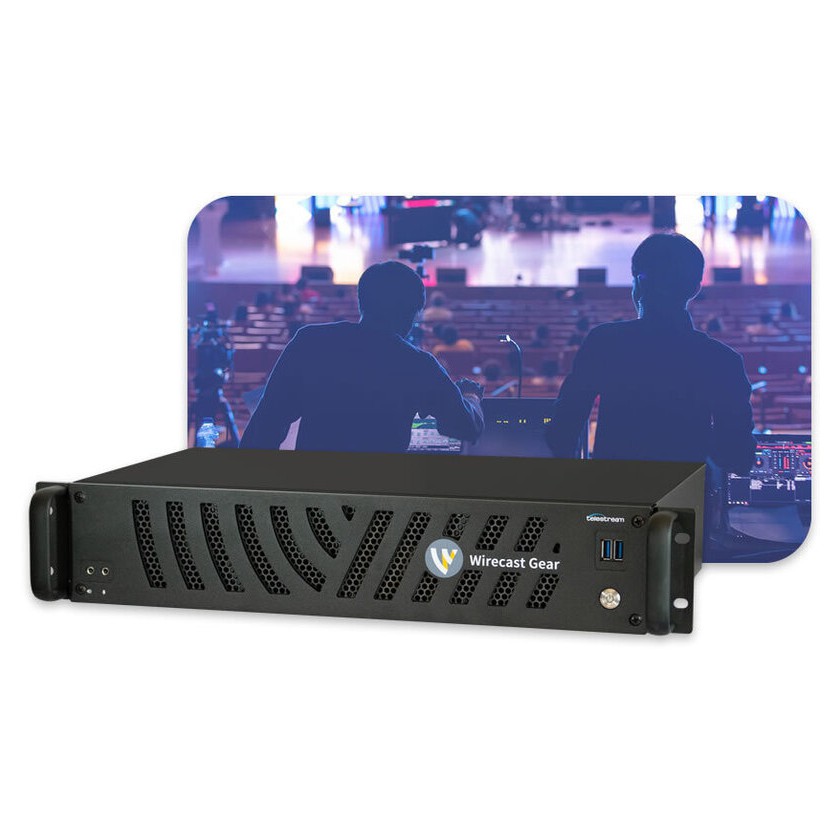 Telestream Wirecast Gear 4K SDI, serveur de diffusion en direct 4K 12G-SDI et de streaming vidéo broadcast